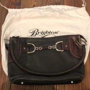 Brighton black leather purse